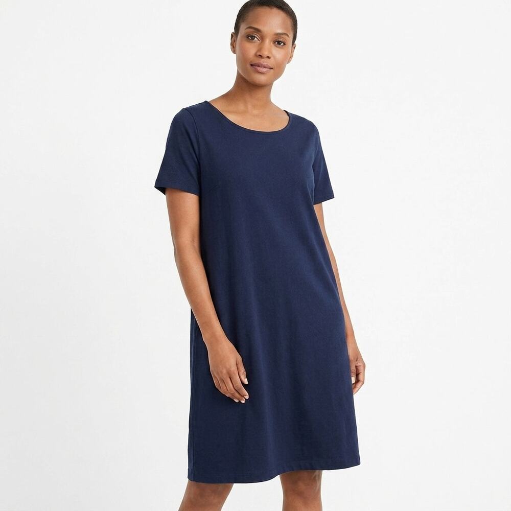 Talbots Blue Knee Length Dress Women Petite Size 2Xp